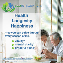 EcoIntegratives Cellular aging concept with NAD+ and glutathione synergy
