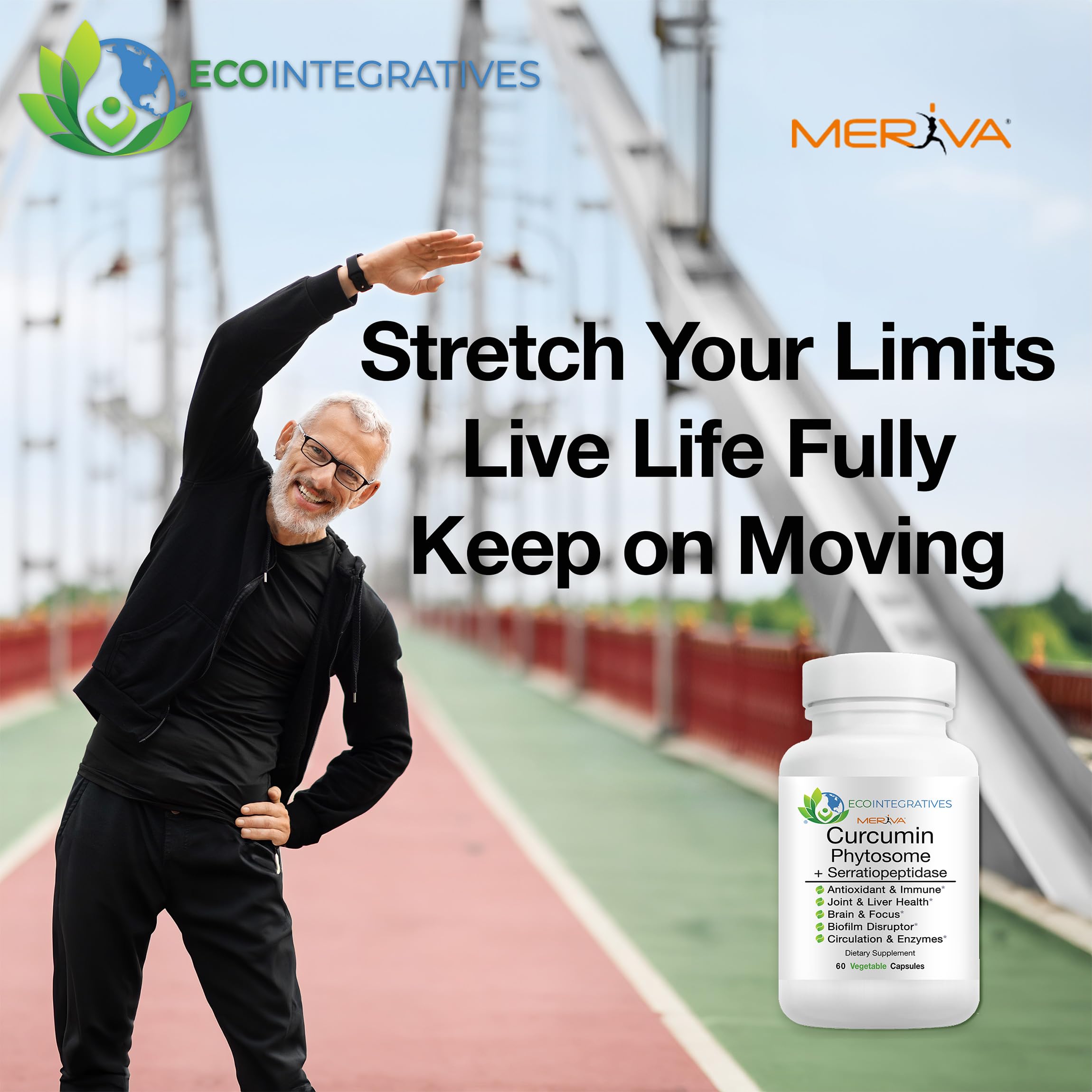 EcoIntegratives Meriva Curcumin label close-up highlighting clean-label formula