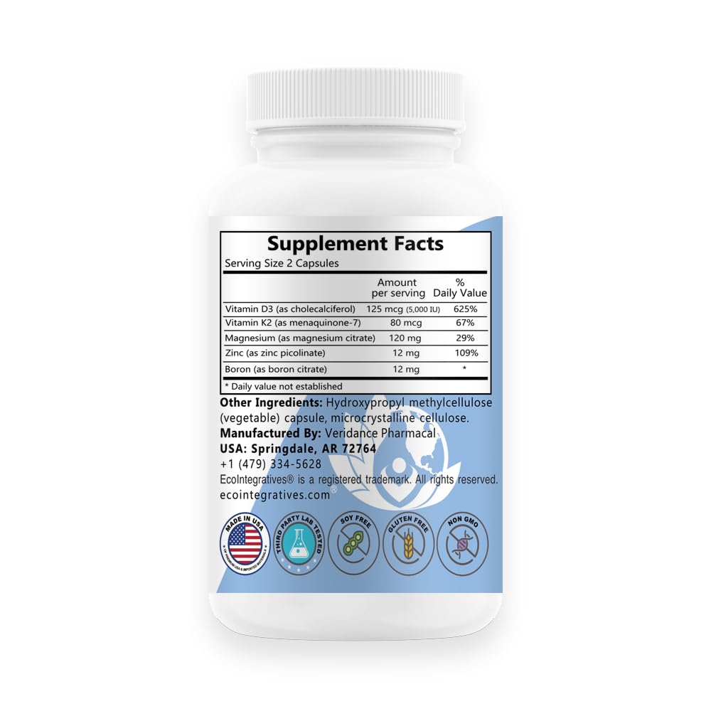 Close-up of EcoIntegratives D3 Plus vegan capsules for daily wellness