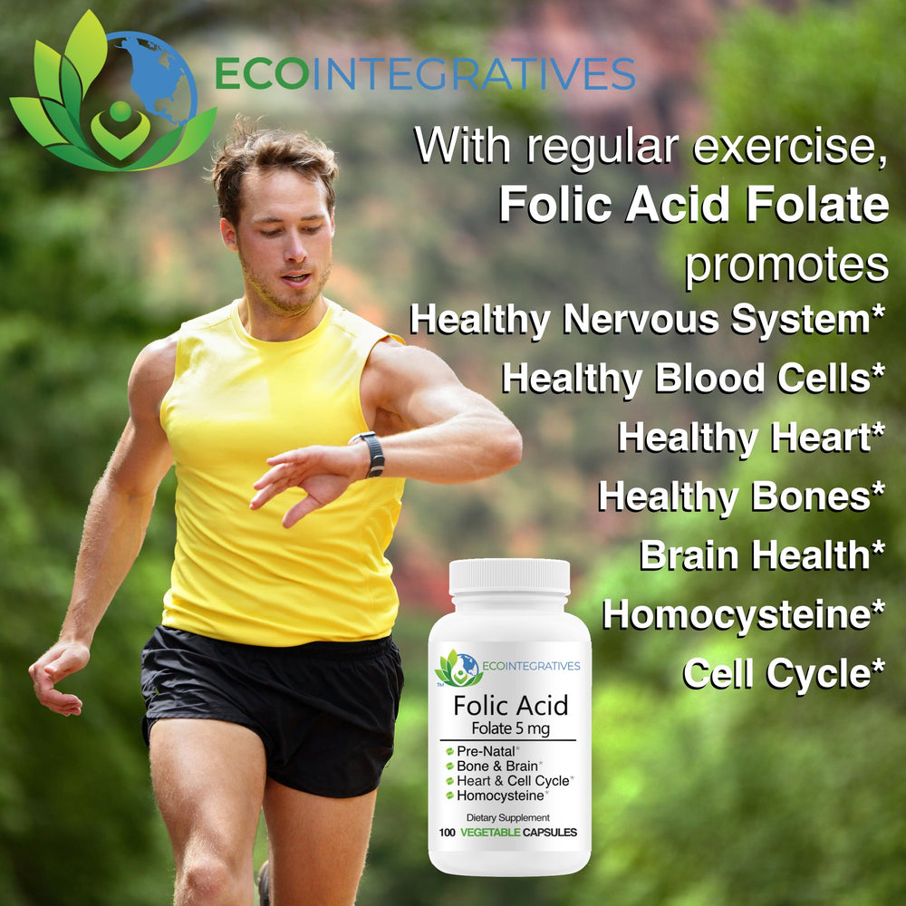 EcoIntegratives Folate blister pack, convenient daily supplement for all life stages.