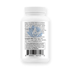 Pharmacy-grade EcoIntegratives Lithium Orotate bottle branding on the label.