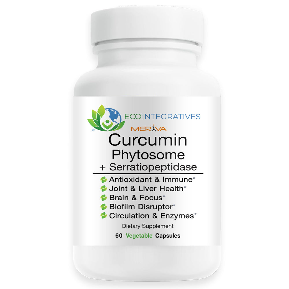 EcoIntegratives Meriva Curcumin bottle showing joint support potential and mobility focus