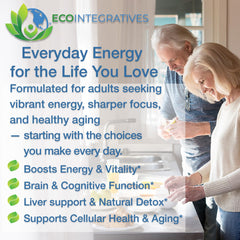 EcoIntegratives nattokinase-serrapeptidase capsules closeup for easy daily use.