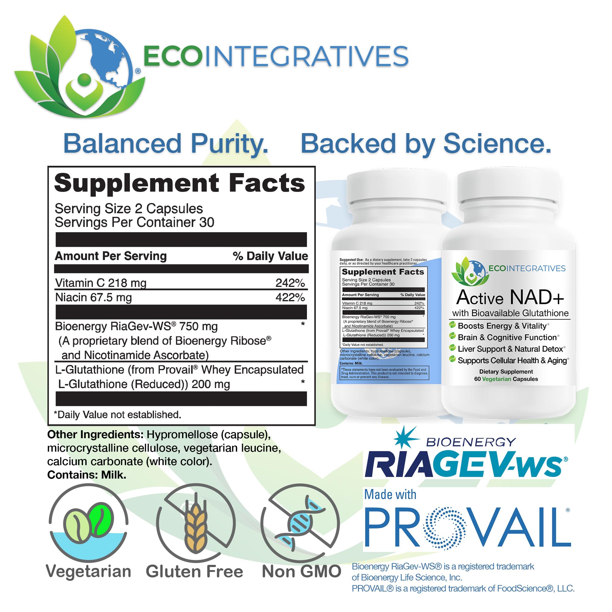 EcoIntegratives Provail glutathione illustration for enhanced absorption