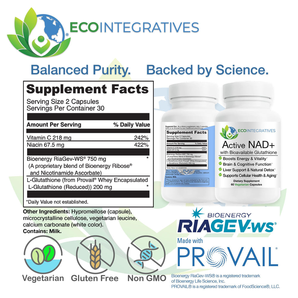 EcoIntegratives Provail glutathione illustration for enhanced absorption