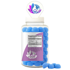 EcoIntegratives Sugar-Free Creatine Gummies bottle back showing clean label.