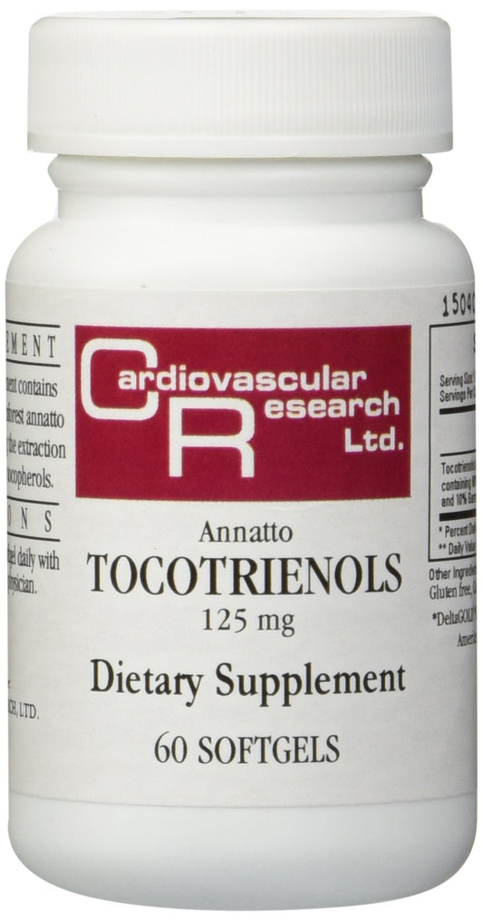 Ecological Formulas Annatto Tocotrienols 125 mg bottle for daily wellness