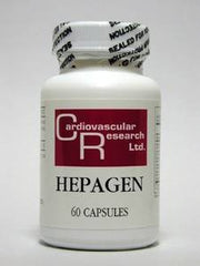 Ecological Formulas Hepagen with Silymarin 60 capsules bottle for daily liver support.