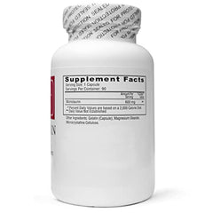 Packaging foil seal on Ecological Formulas Monolaurin indicates quality control.