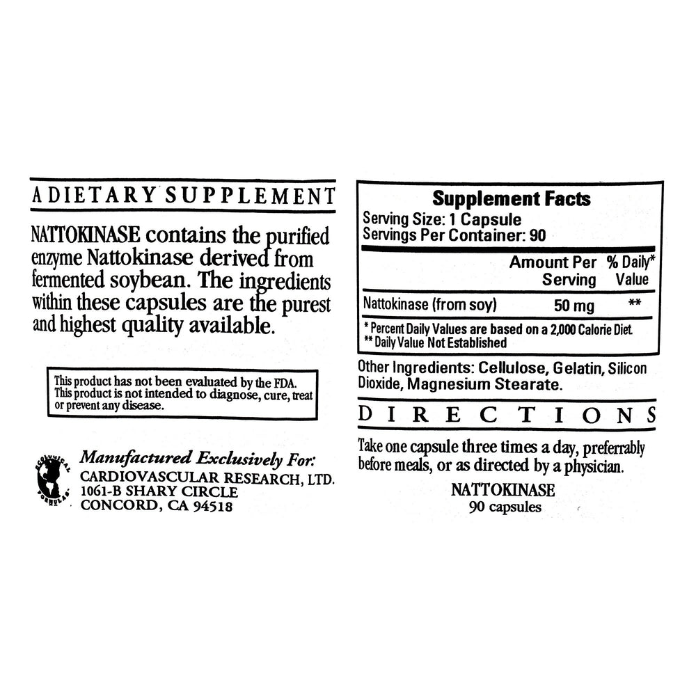 Ecological Formulas Nattokinase two-pack packaging showing value and daily use convenience.
