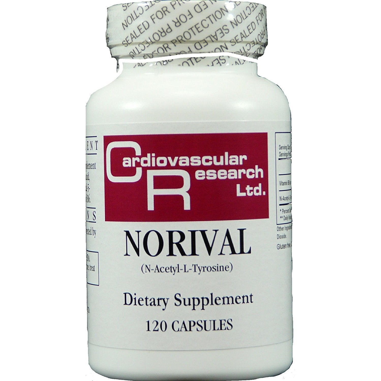 Ecological Formulas Norival 120 caps bottle, convenient for cardiovascular research studies