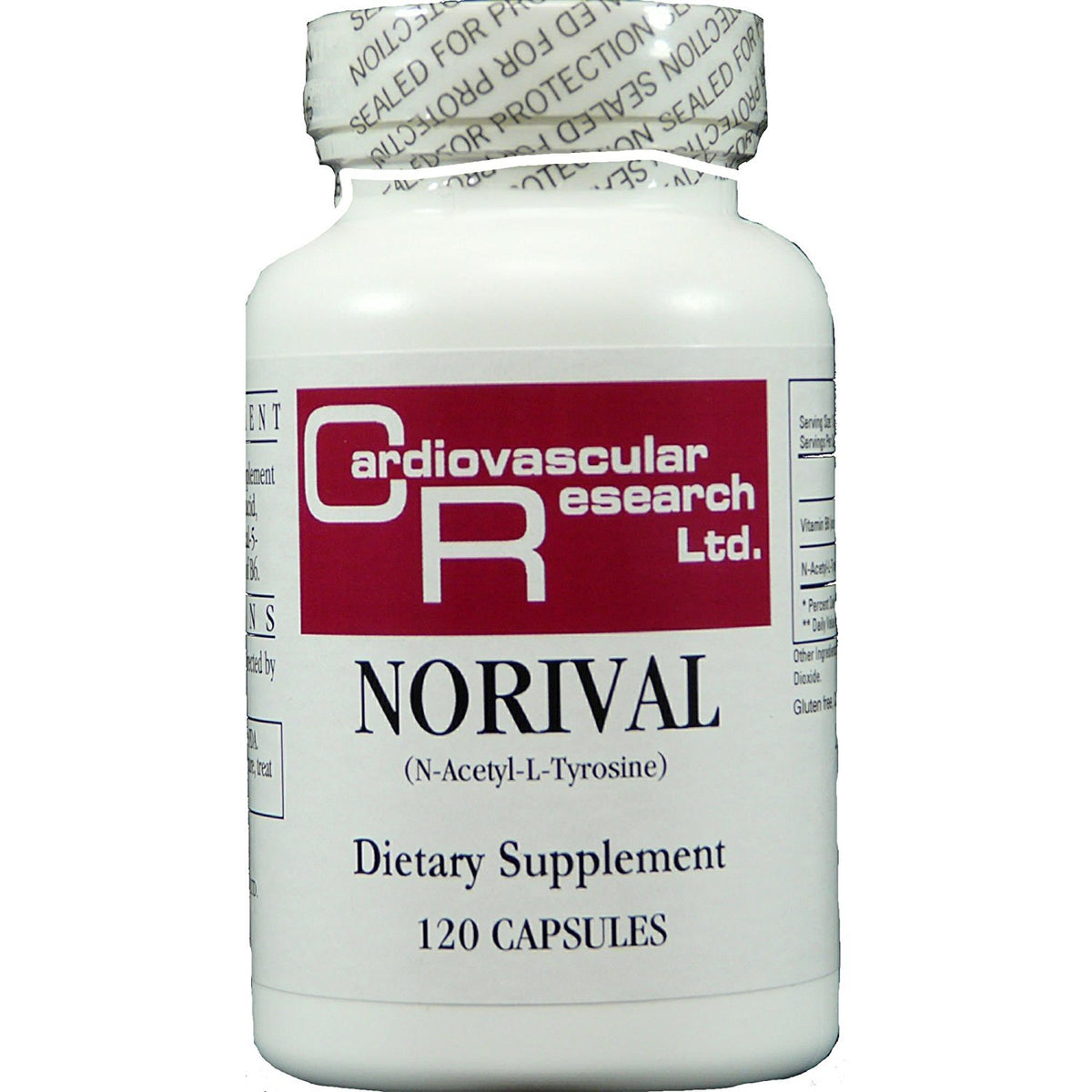 Ecological Formulas Norival 120 caps bottle, convenient for cardiovascular research studies