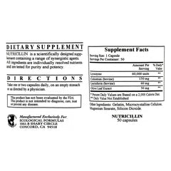 Ecological Formulas Nutricillin 3-pack box shown for value and convenient supplementation.