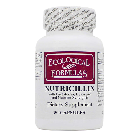 Ecological Formulas Nutricillin bottle with capsules for daily wellness support.
