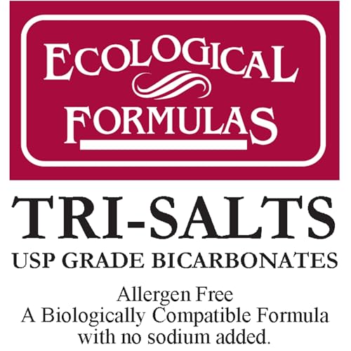 Ecological Formulas Tri-Salts powder being mixed with water for easy preparation.