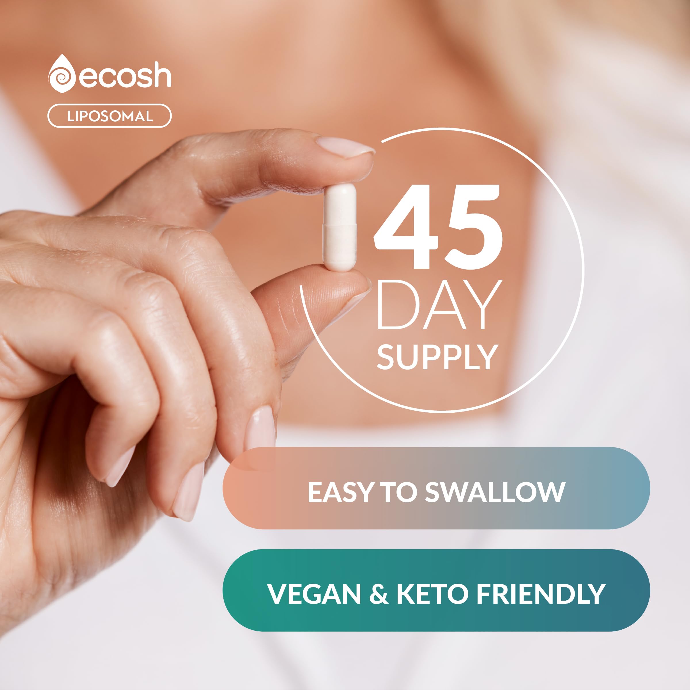 Ecosh ISO-certified lab image reflects quality standards for magnesium citrate.
