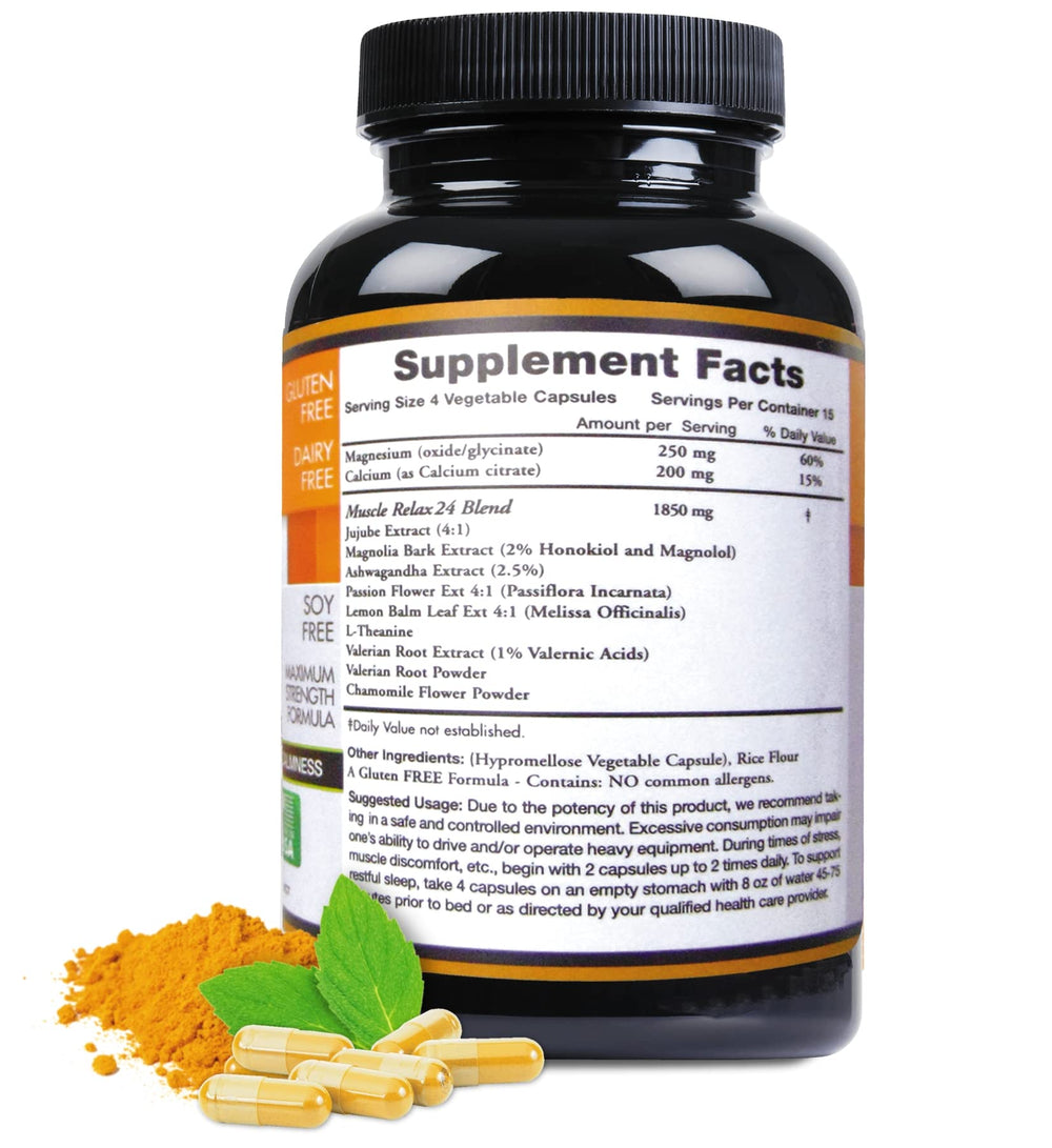 ecostream Naturals Relaxant packaging communicates clear 2300 mg dosage.
