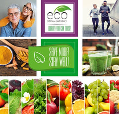 ecostream Naturals Vital First Daily Greens green smoothie idea for busy mornings.
