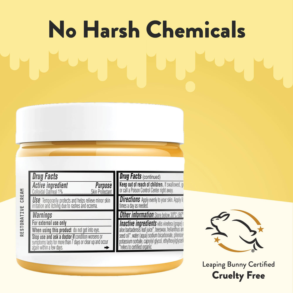 Kid-friendly use of ECZEMA HONEY demonstrating gentle, fragrance-free application