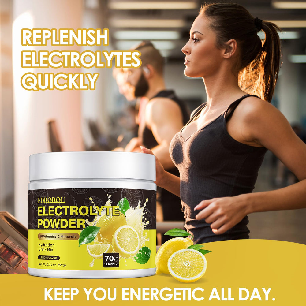 A sports bottle with EDBOBOU electrolyte ready after a workout.
