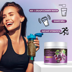 Athlete mixes EDBOBOU during training for balanced minerals.