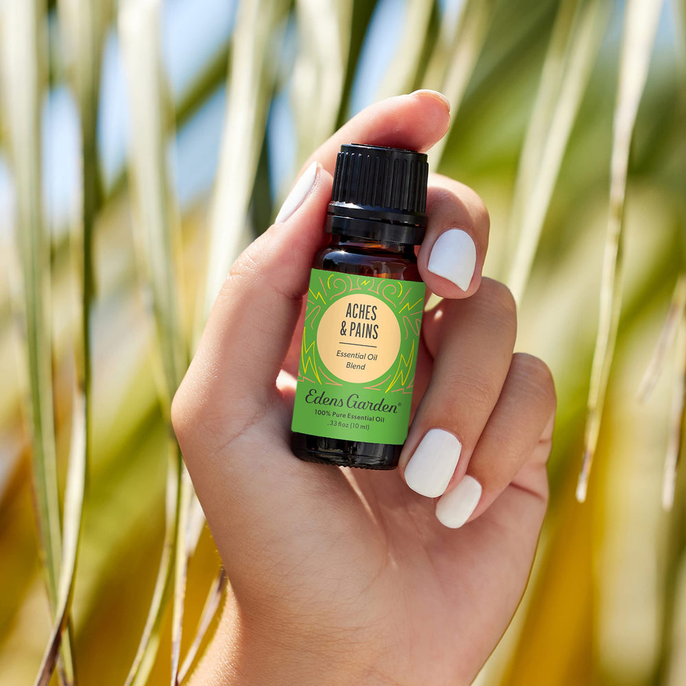 Edens Garden diffuser ready with Aches and Pains drops releasing calm scent