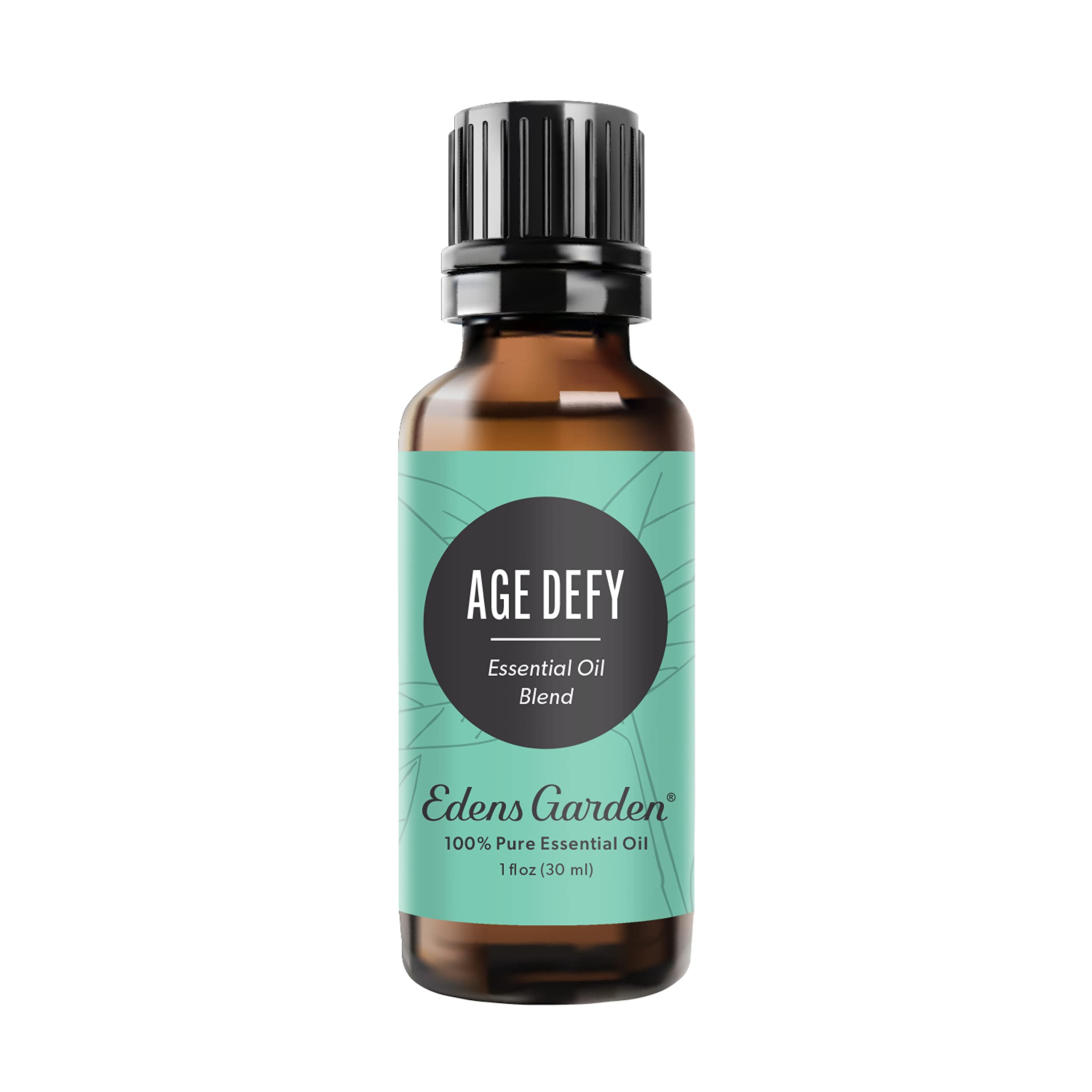 Edens Garden Age Defy bottle front for a calming skincare ritual.