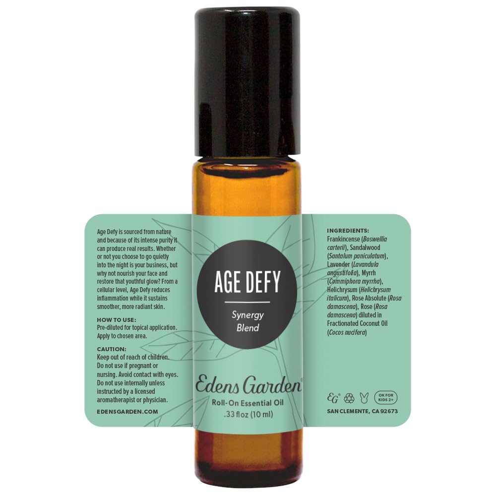 Edens Garden Age Defy line supports skin-safe aromatherapy on-the-go