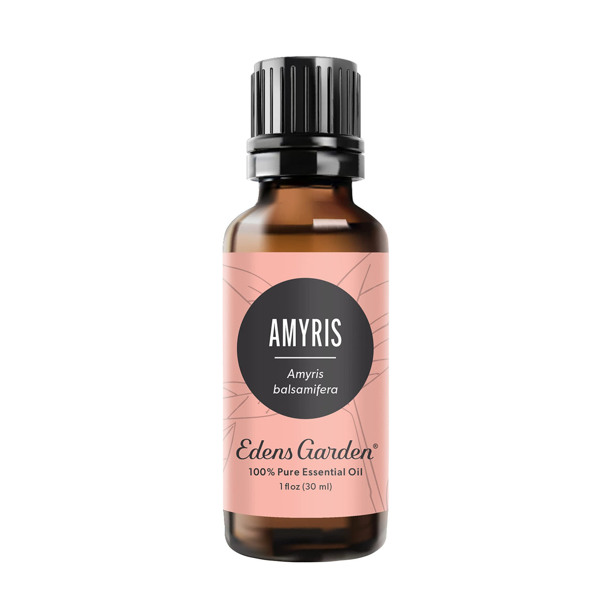 Edens Garden Amyris essential oil bottle ready for calming aromatherapy and relaxation.