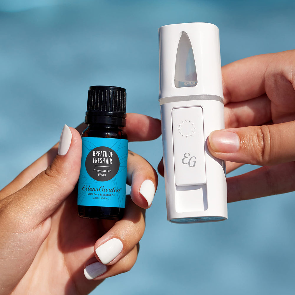 Edens Garden Breath of Fresh Air diffuser drift creates uplifting room ambience.