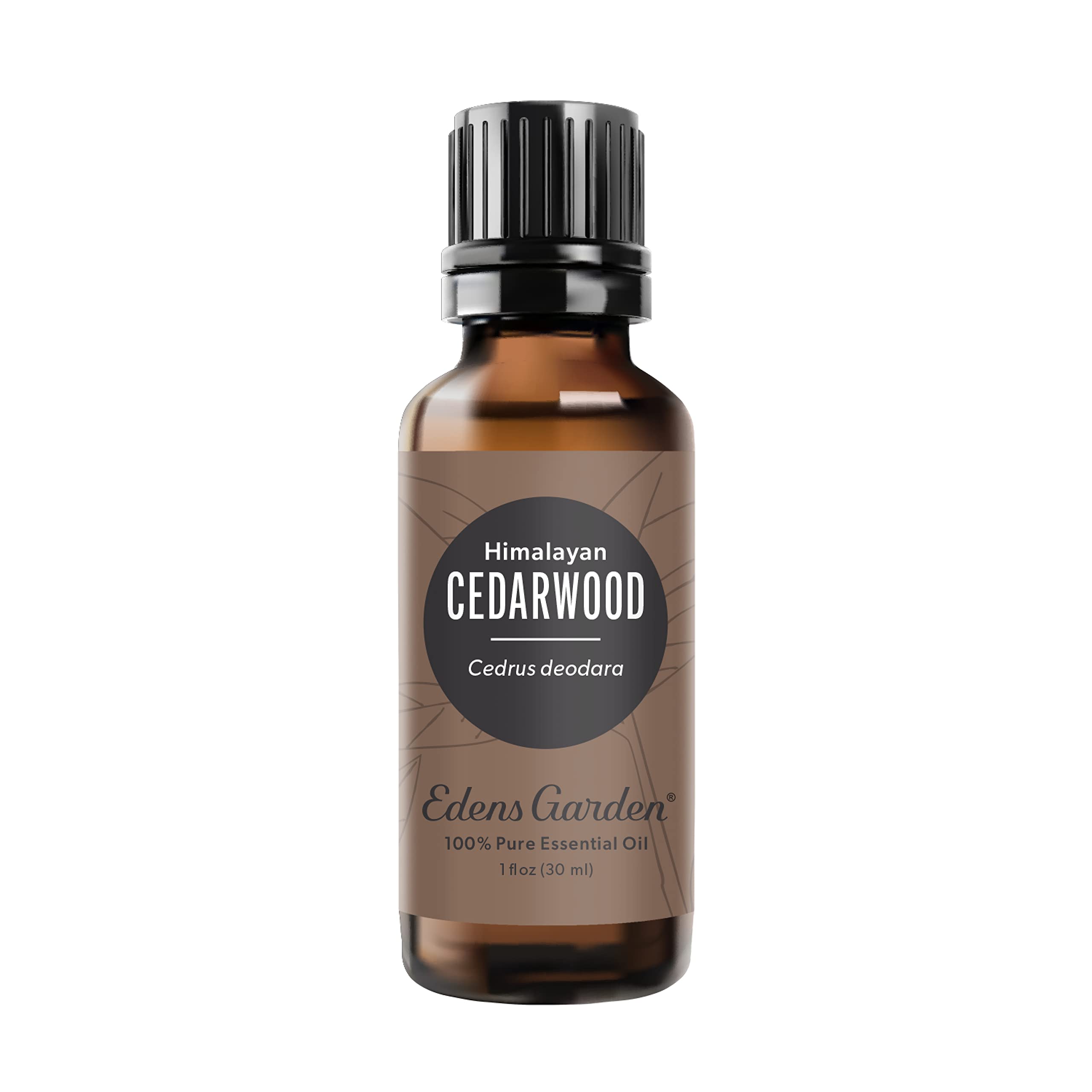 Edens Garden Cedarwood Himalayan oil bottle with earthy aroma for relaxation