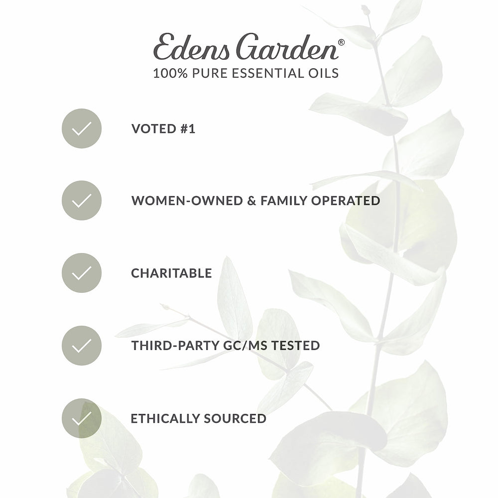 GC-MS label on Edens Garden Cedarwood Texas confirms batch transparency and quality.