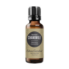 Edens Garden Chamomile CO2 bottle for soothing aromatherapy and gentle skincare.