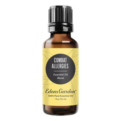 Edens Garden Combat Allergies bottle pour shows calming aroma