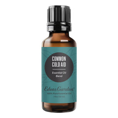 Edens Garden Common Cold Aid bottle pour for quick aromatherapy and mood lift