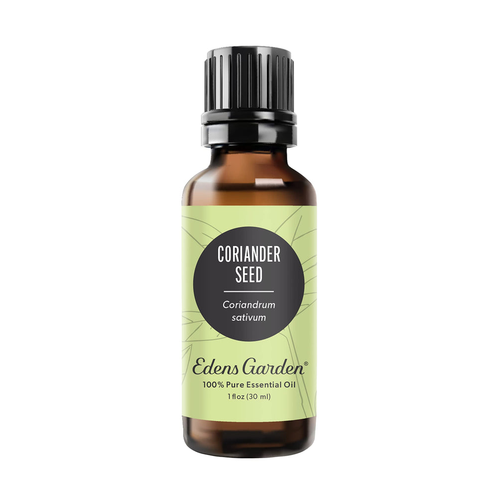 Edens Garden Coriander Seed Oil bottle for diffuser sessions with pure aroma.