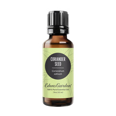 Edens Garden Coriander Seed Oil bottle for diffuser sessions with pure aroma.