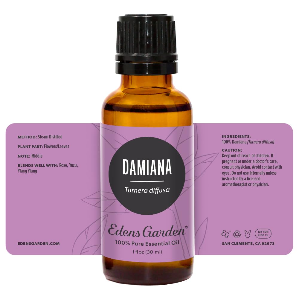 Edens Garden Damiana packaging and presentation for gifting