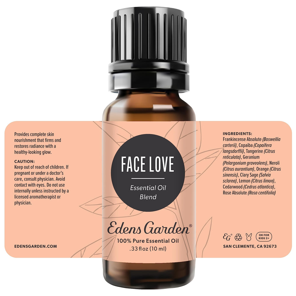 Relaxing self-care moments with Edens Garden Face Love daily.