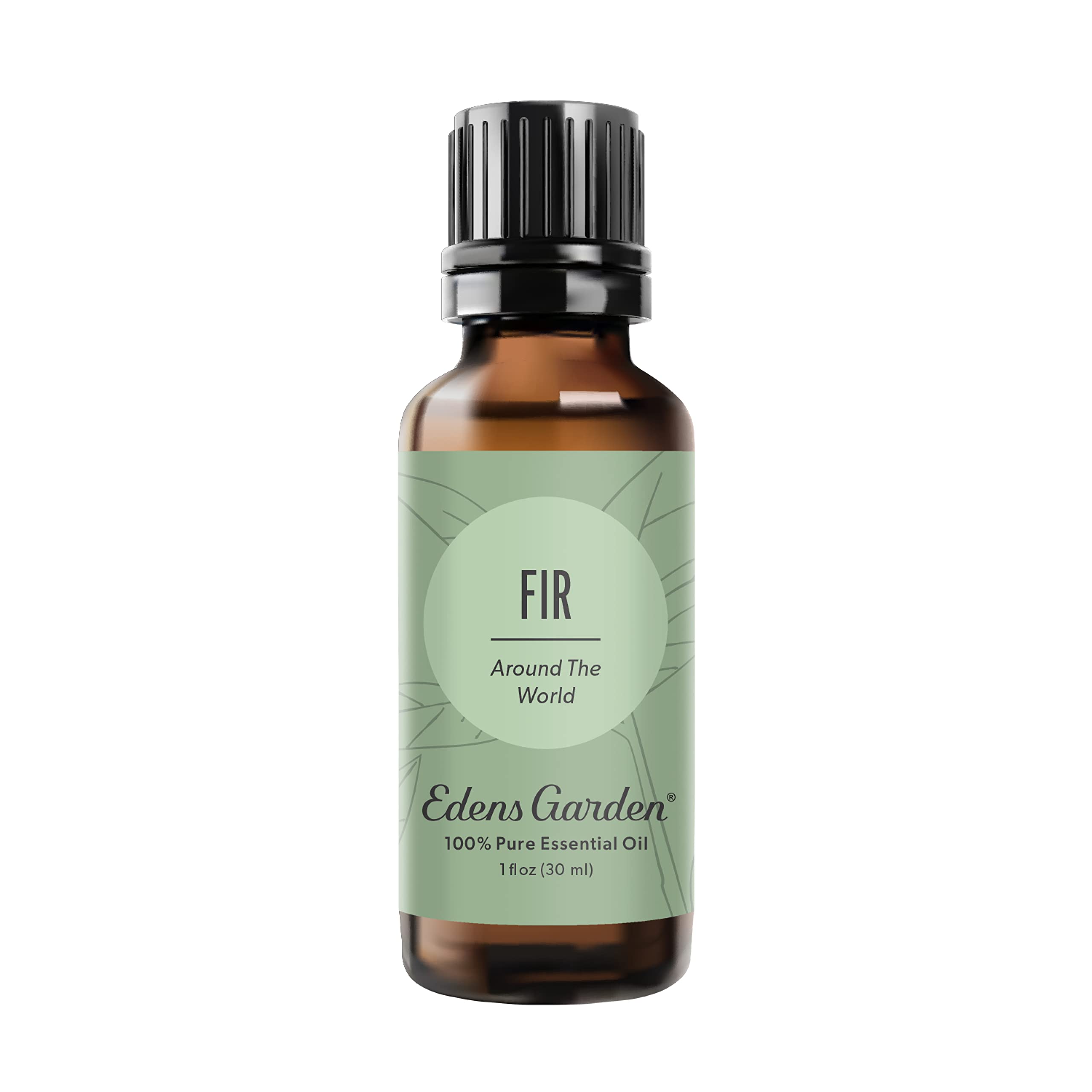 Edens Garden Fir Around The World oil bottle showing forest-inspired scent and purity