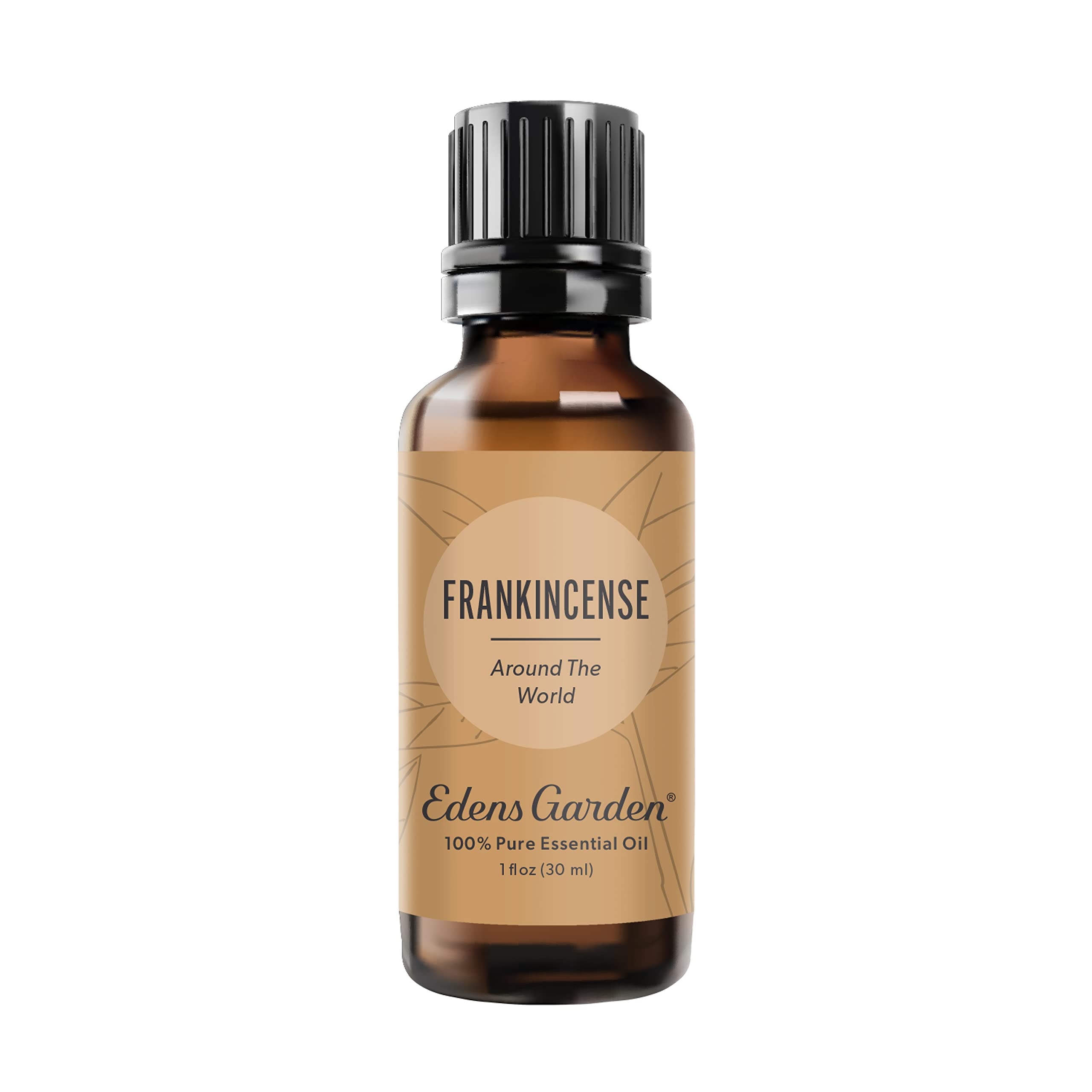 Edens Garden Frankincense Around the World bottle for diffuser use and calming ambiance