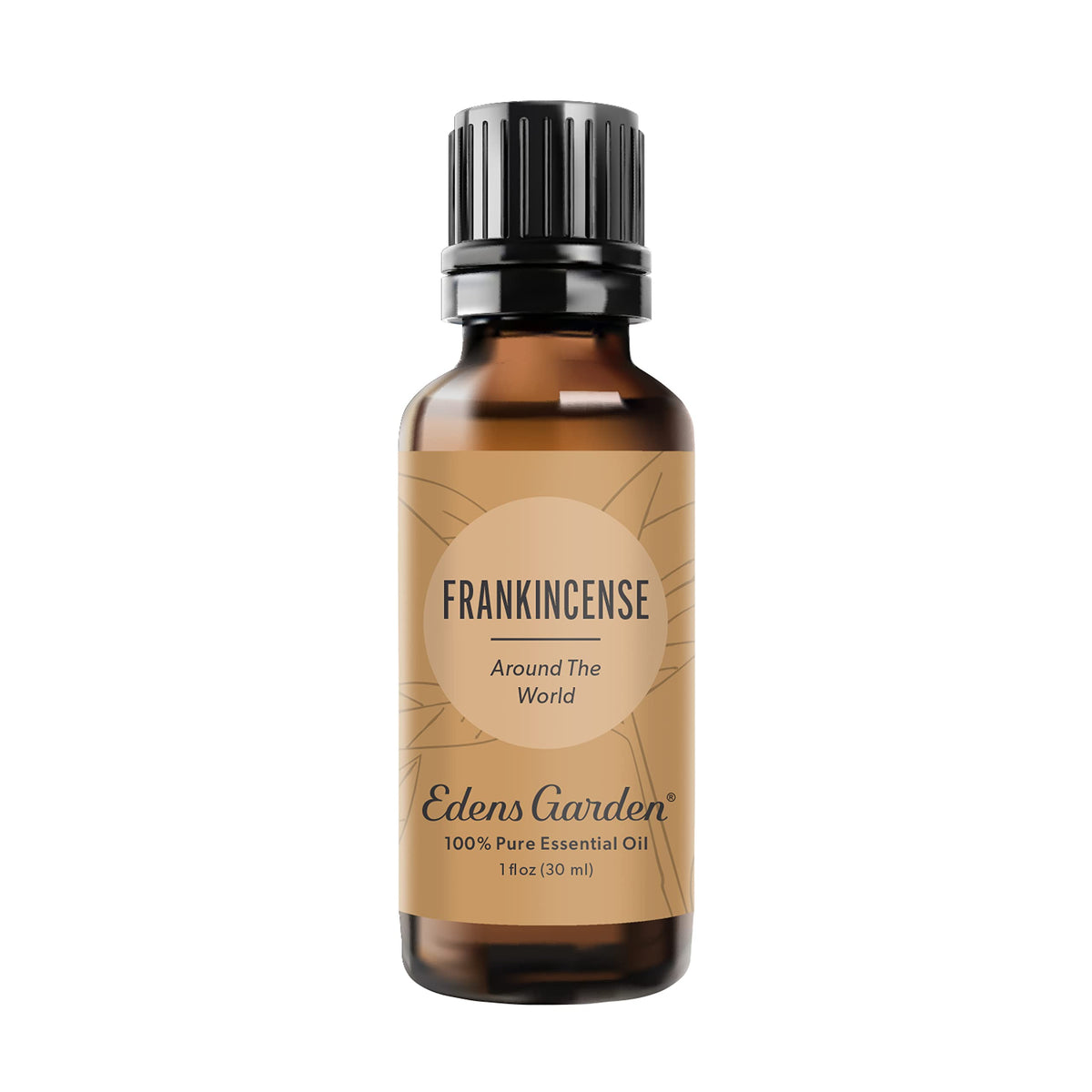 Edens Garden Frankincense Around the World bottle for diffuser use and calming ambiance