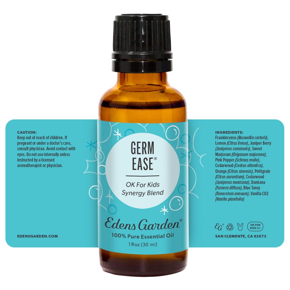 Edens Garden Germ Ease linen spray refreshes textiles with a pleasant scent