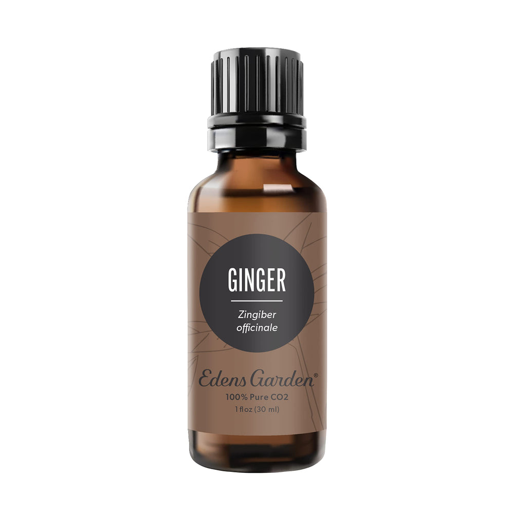 Edens Garden Ginger CO2 oil bottle with a warm aroma for diffusers
