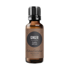 Edens Garden Ginger CO2 oil bottle with a warm aroma for diffusers