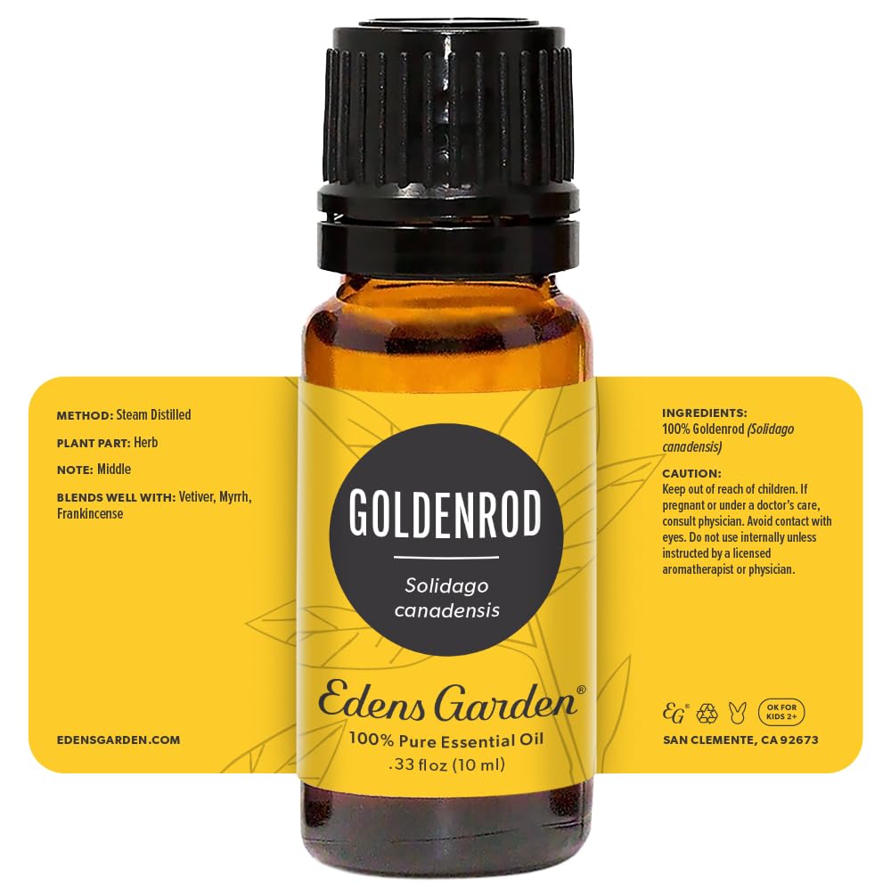 Edens Garden Goldenrod GC-MS report badge indicating batch transparency