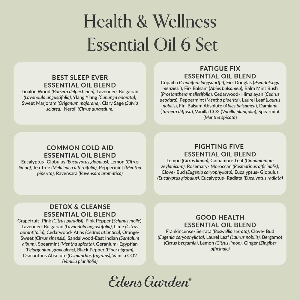 Edens Garden Health & Wellness collection packaging, premium gift-ready presentation