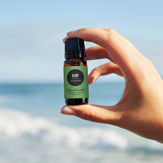 Hemp oil drops ideal for skin care and moisturization by Edens Garden.