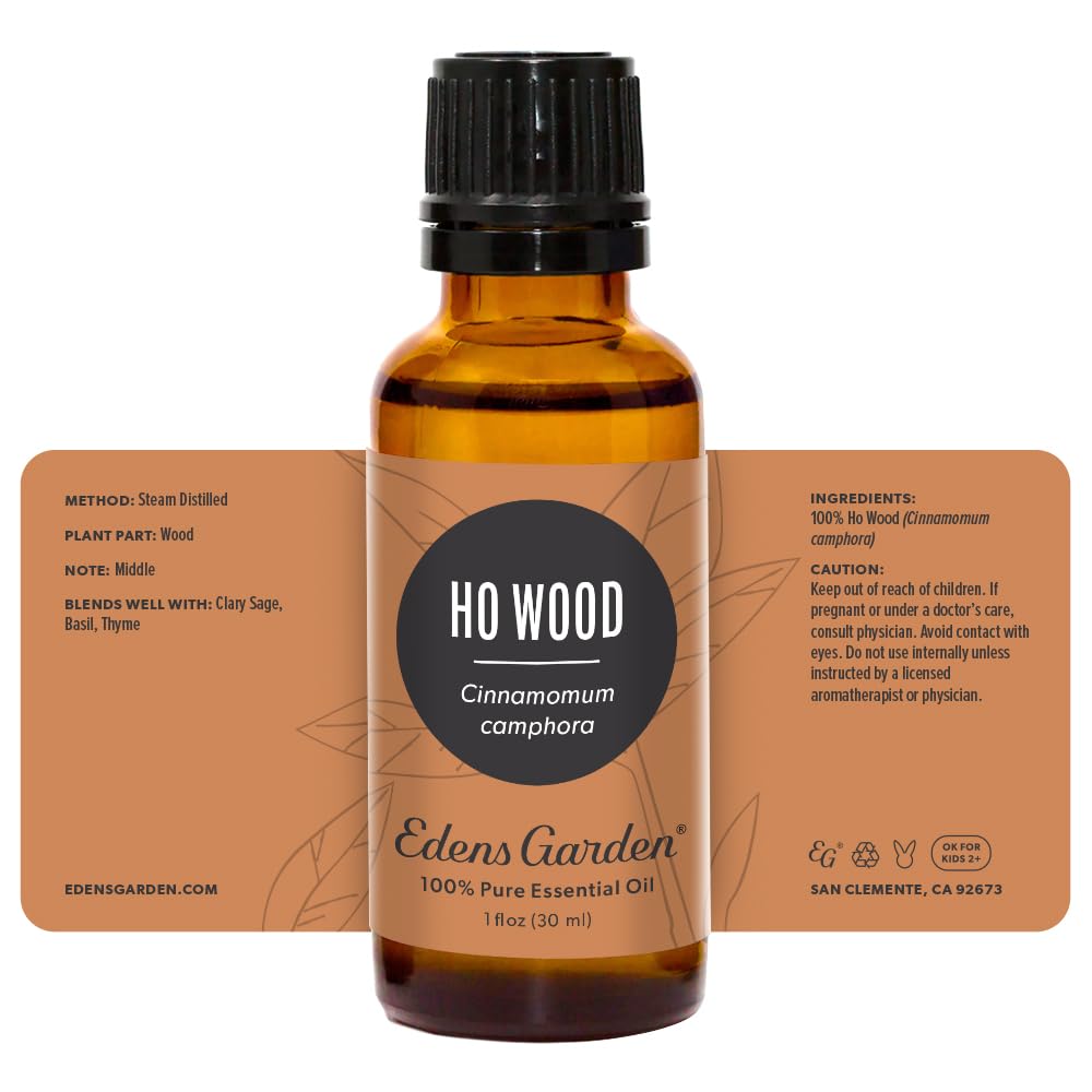 Edens Garden licensed aromatherapists provide guidance for Ho Wood use.