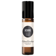 Edens Garden Jasmine Absolute roll-on bottle for travel-friendly aromatherapy.